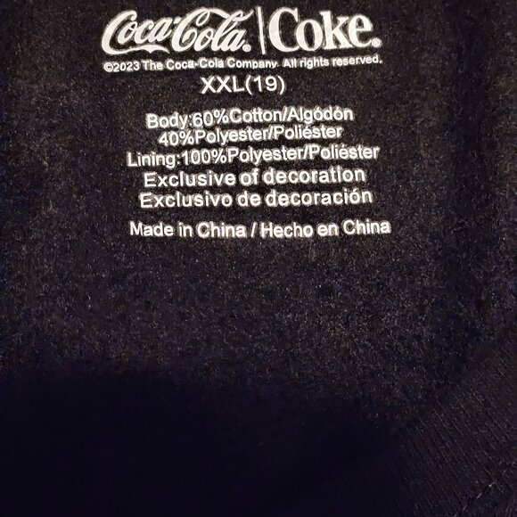 Coco Cola Light Up Christmas Polar Bear sweatshirt Size 2XL - Picture 6 of 6